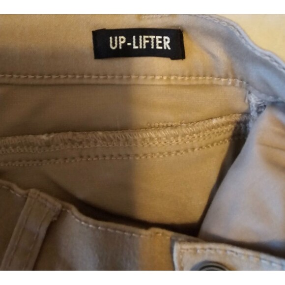 DG2 Diane Gilman Stretch Denim Comfort Straight Jean Khaki Color Size 4T - Picture 5 of 5